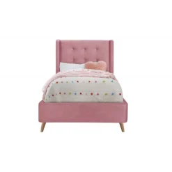 ESTELLA 90x200 cm seng - Rosa Velour