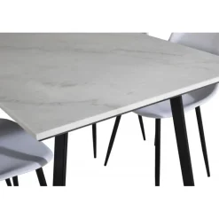 Estelle e Spisebordssæt - Sort og Hvid