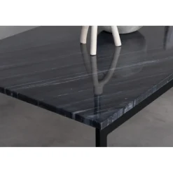 Estelle ægte marmor Sofabord 120x60cm - Grå