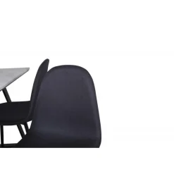 Estelle Spisebordssæt - Sort og Hvid