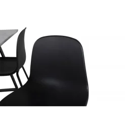 Estelle Spisebordssæt - Sort og Hvid