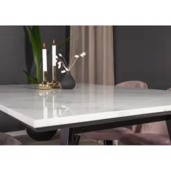 Estelle Spisebordssæt - Sort, Pink og Hvid