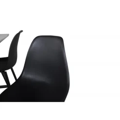 Estelle Spisebordssæt - Sort og Hvid