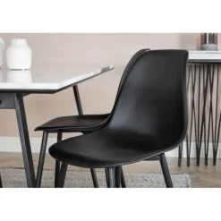 Estelle Spisebordssæt - Sort og Hvid