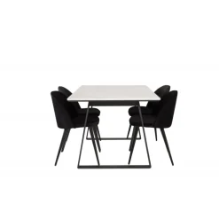 Estelle t Spisebordssæt - Sort og Hvid