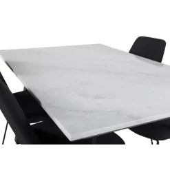 Estelle t Spisebordssæt - Sort og Hvid