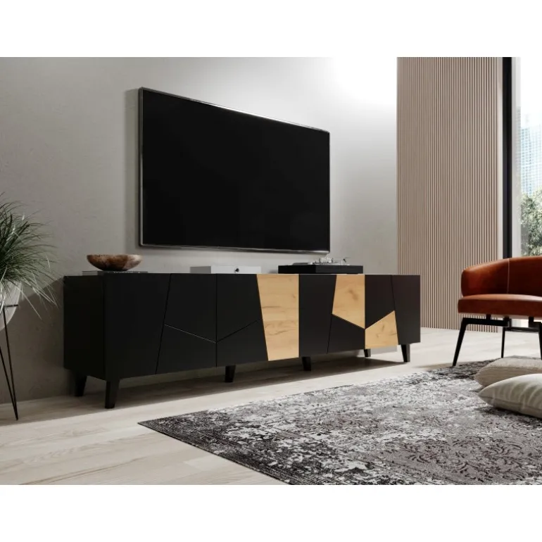 ETNA TV bord Sort/Sort/craft eg