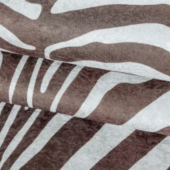 Etosha Vaskbart tæppe Imiteret Tiger Pels - Brun