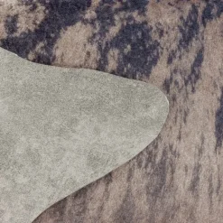 Etosha Vaskbart tæppe Imiteret koskind - Brun