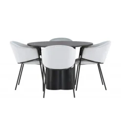 Evelina Rund Spisebordssæt