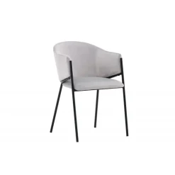 Evelina Spisebordsstol - Sort og Grå