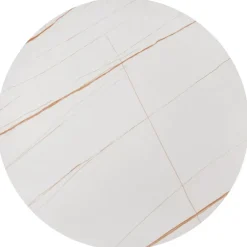 FATIMA Sofabordsæt Hvid marmorlook / guld