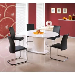 FEDERICO Spisebord med udtræk - Hvid