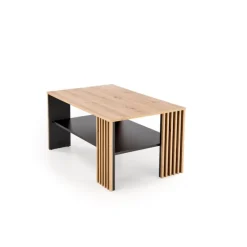 FEMINA sofabord, håndværkseg / Sort