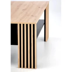 FEMINA sofabord, håndværkseg / Sort