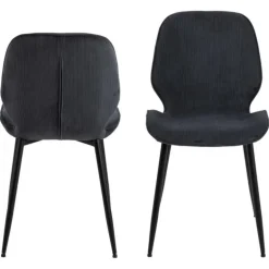 Femke spisebordsstol grå stof