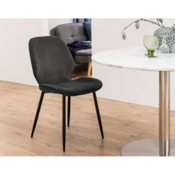 Femke spisebordsstol grå stof