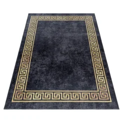 Fiesta Vaskbart tæppe Meander - Sort