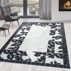 Fiesta Vaskbart tæppe Patchwork - Sort