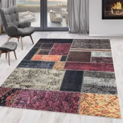 Fiesta Vaskbart tæppe Patchwork - Multi