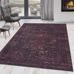 Fiesta Vaskbart Tæppeløber Vintage - Rød