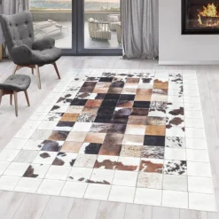 Fiesta Vaskbart Tæppeløber Patchwork - Hvid