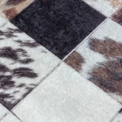 Fiesta Vaskbart Tæppeløber Patchwork - Hvid