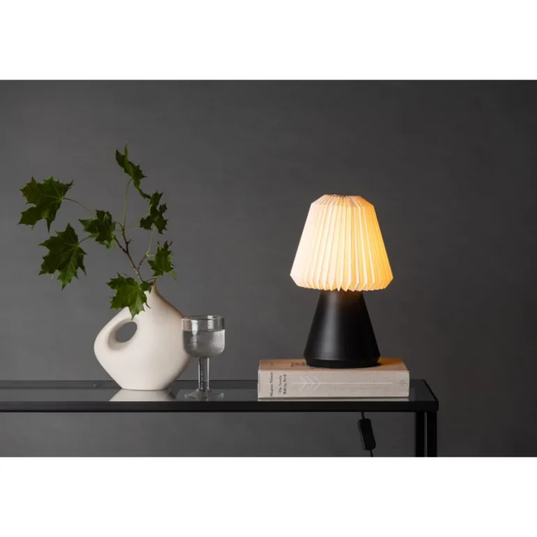 Fjallen Bordlampe - Sort og Hvid