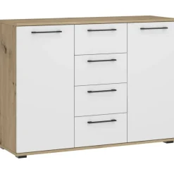 FLEX - KM-2 bryst til MODULAR WARDROBE SYSTEM - håndværkseg / Hvid