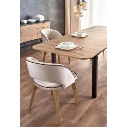 FLORIAN bord håndværkseg/Sort