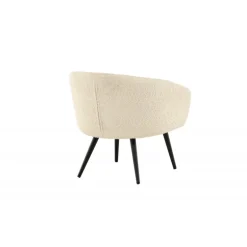 Fluffy Børnestol - Sort og Hvid