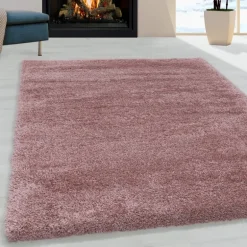 Fluffy tæppe - Rosa
