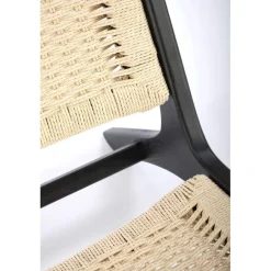 FODEN Hvilestol, Sort / Natur