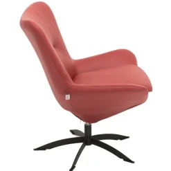 Frederik Rød læder lænestol