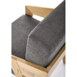 FREEDOM stol, Natur egetræ / Grå