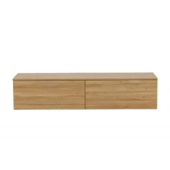 Frihamn væghængt TV bord 160x45 - Natur