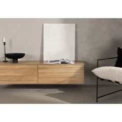 Frihamn væghængt TV bord 160x45 - Natur
