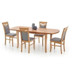 FRYDERYK 160/240 cm Spisebord med udtræk - craft oak