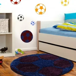 Fun 6001 Rundt børnetæppe - Blå