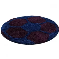 Fun 6001 Rundt børnetæppe - Blå