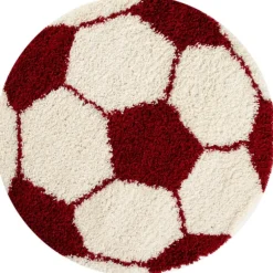 Fun 6001 Rundt børnetæppe - Rød