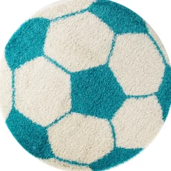 Fun 6001 Rundt børnetæppe - Turkis