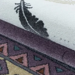 Funny Børnetæppe Bjørn - Violet