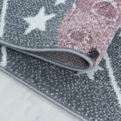 Funny Børnetæppe Rumskib - Grå