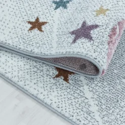 Funny Børnetæppe Rumskib - Hvid