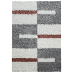 Gala Shaggy Tæppeløber Ternet - Terra