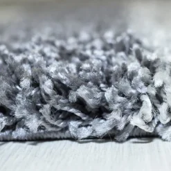 Gala Shaggy Tæppeløber Ternet - Grå