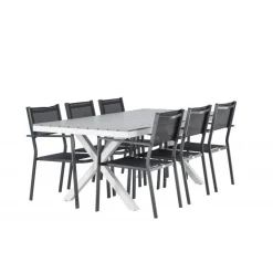 Garcia Loungesæt - Havemøbelsæt - Sort,Grå