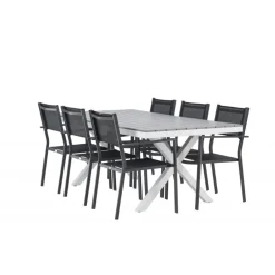 Garcia Loungesæt - Havemøbelsæt - Sort,Grå