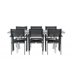 Garcia Loungesæt - Havemøbelsæt - Sort,Grå